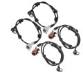 4 Piece Abs Wheel Speed Sensor Set For 2004 To 2007 Infiniti Qx56 And Nissan Armada Pathfinder Front Rear Left Right Als621 