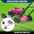 Hihaha 21066-0747 Voltage Regulator For Kawasaki Lawn Mower Fs730 Fx730 Fx850 Fxt00v Rectifier Converter Durable 1 Pcs Silver
