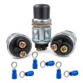 3pcs Waterproof Momentary Push Button Switch A 12v 50a Heavy Duty Weatherproof Engine Starter Horn For Car Boat Marine 