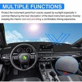 Autorder Custom Fit For Dash Cover Mat Honda Civic 2022 2023 Accessories Ice Silk Fabric Nonslip Dashboard No Glare Windshield