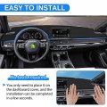 Autorder Custom Fit For Dash Cover Mat Honda Civic 2022 2023 Accessories Ice Silk Fabric Nonslip Dashboard No Glare Windshield
