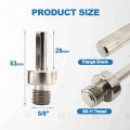 Brschnitt Core Drill Bit Arbor Adapter 5 8 -11 Thread To 3 Triangle Shank For Threaded Diamond Hole Saw