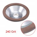 Uxcell 100x32x20x10x3mm Resin Bond Cup Diamond Grinding Wheel 240 Grit For Carbide Metal