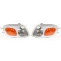 Pair Park Signal Side Marker Lights For 1997 2005 Chevy Venture Driver And Passenger Gm2520155 Gm2521155 15130498 15130499 