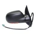 Door Mirror Passenger Side For Gmc Envoy Xl 2002 2003 Manual Folding Textured Black Power Glass Heated Signal Light Memory 