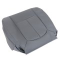 Front Replacement Passenger Side Bottom Seat Cover Gray Microfiber Leather For Ford F150 2009-2014 