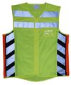Missing Link Meshed Up Expandable Safety Vest Hiviz Green Orange Small 