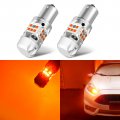 Lasfit T3 1156 Led Bulb Amber Turn Signal Built In Resistor 7506 Canbus Error Free 2023 New 500 Bright Blinker 4000lm Light 