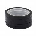 New Lon0167 5pcs 10mm Single Sided Strong Self Adhesive Mylar Tape 50m Length Retardant Logo Black 5 Sta Cke Einseitig Starke