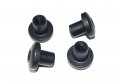 Rukse Kit Of 4 Matte Black Metal Door Hinge Nuts For Wrangler Jk On The Doors 