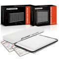 A-premium 2-pc Engine Cabin Air Filter Compatible With Chevrolet Equinox 2005-2009 Suzuki Xl-7 Xl7 2007-2009 Pontiac Torrent