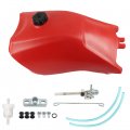 Wflnhb 11325-123 Fuel Tank Replacement For Honda Fourtrax300 Trx300 2x4 Trx300fw 4x4 1993-2000 Red Plastic