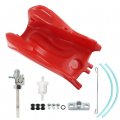Wflnhb 11325-123 Fuel Tank Replacement For Honda Fourtrax300 Trx300 2x4 Trx300fw 4x4 1993-2000 Red Plastic