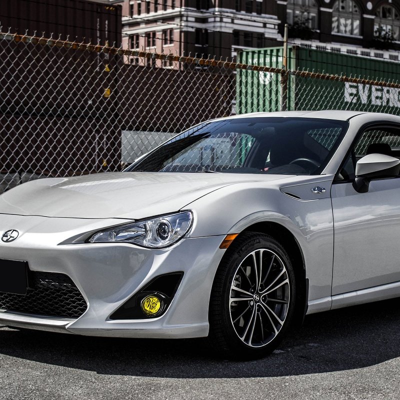 Amber Led Fog Light Assembly For 2013 To 2016 Scion Frs Fl-ztl-191-am Driver And Passenger Side Set With Bezels Wiring Harness