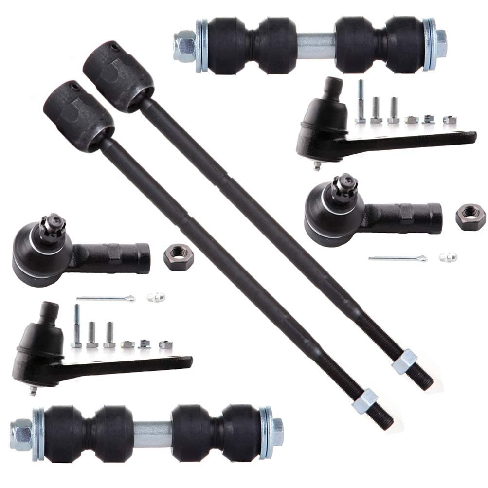 8pc Front Suspension Kit For 1993 1997 Ford Escort 2002 Mazda 626 Mx 6 Inner Outer Tie Rod End Lower Ball Joint Sway Bar Link
