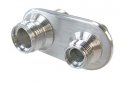 Billet Aluminum Bulkhead A C Fitting 6 10 Male O-ring 45-1441 