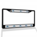Metal Insert License Plate Frame Weasel Truck Weatherproof Car Accessories Black 2 Holes Solid 
