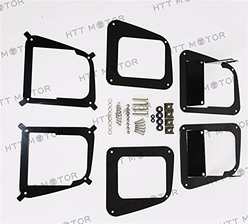 Fog Light Mounting Brackets For 2014 And Up Tundra Heavy Duty Steel Construction Bolt On Installation 2 Piece Set