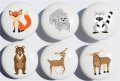 Woodland Forest Animal Drawer Knob Pulls Ceramic Dresser Cabinet Children S Nursery Decor 