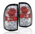 Tail Brake Lights Rear Lamps Chrome For 1997-2004 Dodge Dakota 