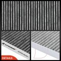 A-premium 2-pc Cabin Air Filter With Activated Carbon Compatible Hyundai Kia Models Accent Elantra Coupe Gt Forte Koup Forte5