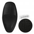 Uxcell Xxl Black Motorcycle Scooter Net Mesh Seat Full Cover Breathable Protector Cushion