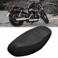 Uxcell Xxl Black Motorcycle Scooter Net Mesh Seat Full Cover Breathable Protector Cushion