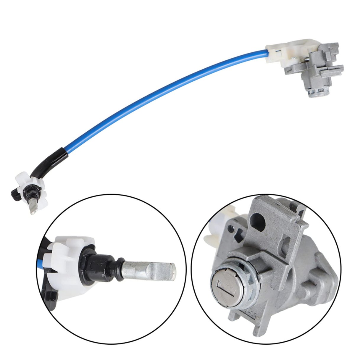 Left Driver Side Door Lock Cylinder With Cable And 2 Keys For Accord 2008 2009 2010 2011 2012 Part Number 72185-ta0-a01