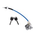Left Driver Side Door Lock Cylinder With Cable And 2 Keys For Accord 2008 2009 2010 2011 2012 Part Number 72185-ta0-a01