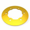 Httmt- Cnc Rear Chain Guard Transmission Belt Gear Decorative Sprocket Cover Compatible With 2017-2020 Kawasak Ninja 400 In