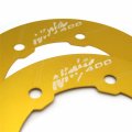 Httmt- Cnc Rear Chain Guard Transmission Belt Gear Decorative Sprocket Cover Compatible With 2017-2020 Kawasak Ninja 400 In
