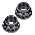 Spindle Nut For Lexus Nx300 2018 2019 2020 2021 Alloy Steel 30mm Hex 12 Point Replacement 90080 17238 90177 22001 