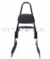Httmt Detachable Sissybar With Luggage Rack For H-d 2006-2017 Dyna Backrest P N Sbb023 Black