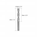 Uxcell 3 25mm Solid Carbide Drill Bits Straight Shank For Stainless Steel Alloy Hard Hardened To 50 Hrc 2 Pcs