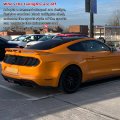 Tail Light Lamp Cover For Ford Mustang 2018 2019 2020 2021 2022 2023 Smoked Black Guard Trim Frame Bezels Exterior Accessories