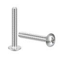 6-32 X 1 Truss Head Phillips Machine Screws Full Thread Drive 304 Stainless Steel 18-8 Quantity 100 