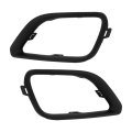Fog Light Trim For Jeep Cherokee 2019 2020 2021 2022 Front Driver And Passenger Side Pair Black Primed Plastic Replacement 