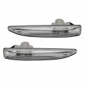 Bmw 745li 745i 2002 2003 2004 2005 Side Marker Light Driver And Passenger Pair Front Lens Housing Repeater With White Turn 