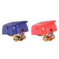 Quick Release Battery Clamp Connectors Disconnect Terminal Red Blue 1pair 
