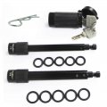 Maxxhaul 50151 Trailer Hitch Lock Pin Set 5 8 And 1 2 Inch With Locking System Anti-rattle For 1-1 4 Class I Ii Iii Iv V 