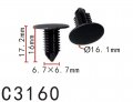 Autobahn88 Fender-rear Seal Clip Compatible With Toyota Lexus Oem 9046707208 Pack Of 20