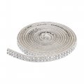 1m Bling Car Trim Self Adhesive Rhinestone Accessories Interior Exterior Decoration Dashboard Decorations White 