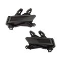 Fog Light Covers For Nissan Kicks 2018 2019 2020 Front Driver And Passenger Side Pair Textured Black Replaces 622565rb0a 