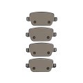 Front Brake Pads For 2010 Ford Focus Low Metallic Friction 5000 Advanced Series 1 71 In Inner And Outer Pad Height 
