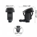 Uxcell 1 Pair No 85381-aa050 Front Windshield Washer Nozzles Spray Jet For Toyota Solara Se Sle Sport 2004-2008