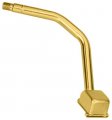 18345 Gold Zinc Plated Low Profile Oil Pan Pickup For Small Block Mopar 3 8 In Pipe Tube Alloy Steel Construction 