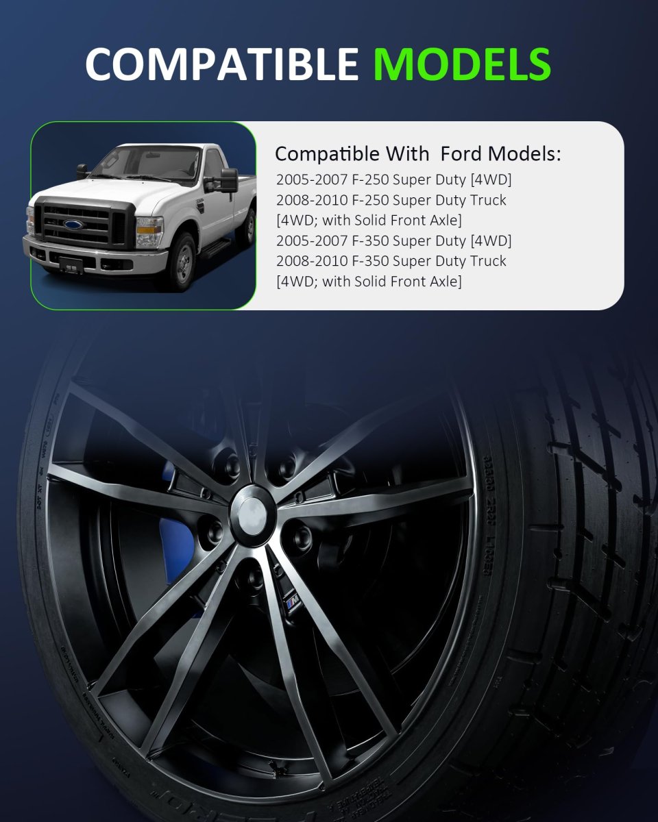 Front Left And Right Abs Wheel Speed Sensorsor Ford F 250 F 350 Super Duty 4wd 2005 2010 Part 5c3z2c204ba 6c3z2c204ba