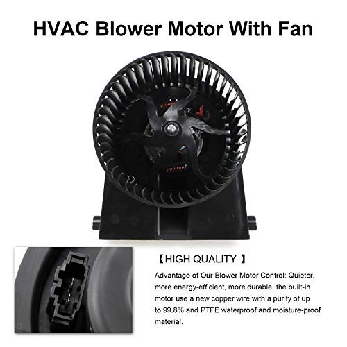 Hvac Ac Fan Blower Motor 700158 For Audi Tt 2000 2006 Volkswagen Beetle 1998 2010 Golf 1999 2007 Gti Jetta 2009 Replaces 1j1
