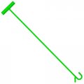 Autoswpozo 5th Wheel Pin Puller 32 Solid Steel Chrome Plated Hook Heavy Duty W Hook 1 Pack Green 