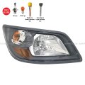 Niuparts Headlight With Halogen Bulbs Warm White Passengerr Side Fit Hino 258alp 268 268a 338ct 2006-2014